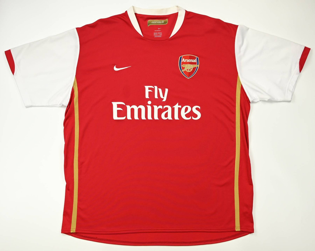 2006-08 ARSENAL LONDON *HENRY* SHIRT XXL