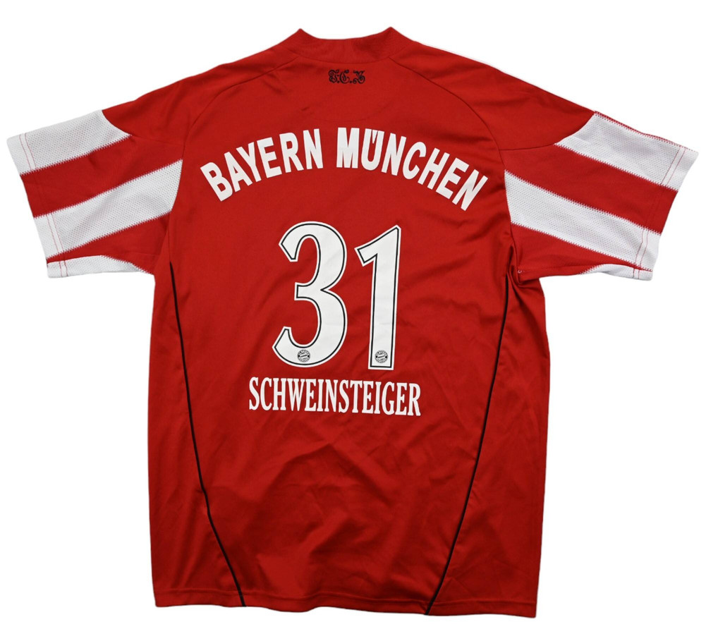 2010-11 BAYERN MUNCHEN *SCHWEINSTEIGER* KOSZULKA L. BOYS