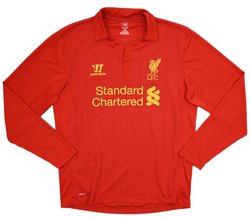 2012-13 LIVERPOOL LONGSLEEVE SHIRT L