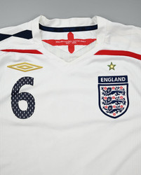 2007-09 ENGLAND *TERRY* SHIRT S