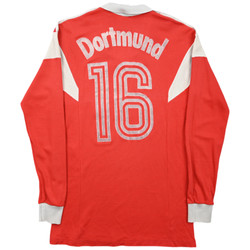 1986-88 BORUSSIA DORTMUND LONGSLEEVE SHIRT #16 MATCH ISSUE  M