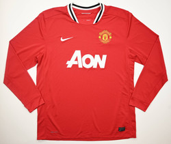2011-12 MANCHESTER UNITED  LONGSLEEVE XL
