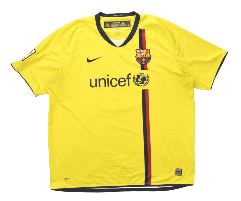 2008-10 FC BARCELONA SHIRT XXL