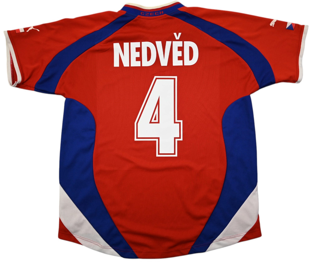 2000-02 CZECH REPUBLIC *NEDVED* SHIRT L