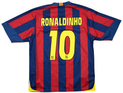 2005-06 BARCELONA *RONALDINHO* SHIRT S