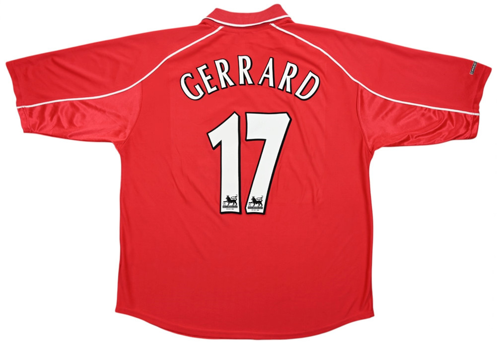 2000-02 LIVERPOOL *GERRARD* KOSZULKA XL
