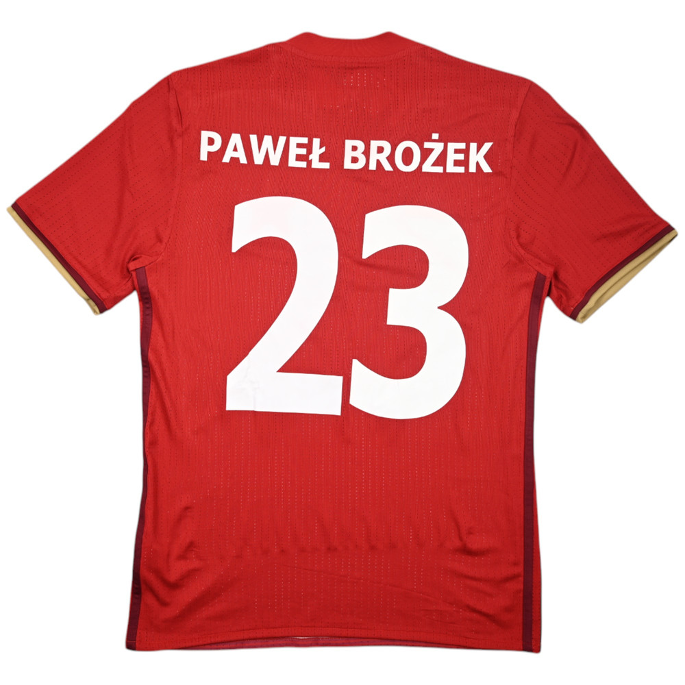 2016-18 WISLA KRAKOW *PAWEL BROZEK* SHIRT M