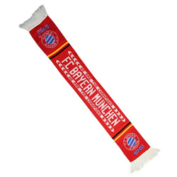 FC. BAYERN MUNCHEN WE ARE THE CHAMPIONS SCARF