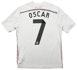 2014-15 REAL MADRID *OSCAR* SHIRT L. BOYS