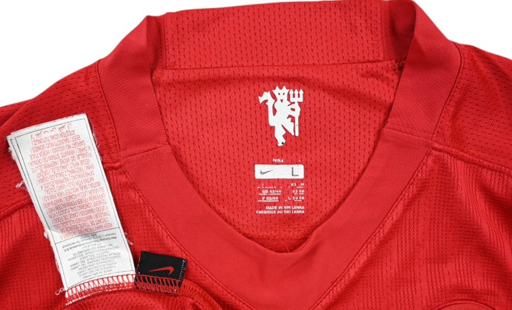 2007-09 MANCHESTER UNITED *ROONEY* SHIRT L