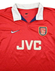1998-99 ARSENAL LONDON *BERGKAMP* SHIRT 2XL