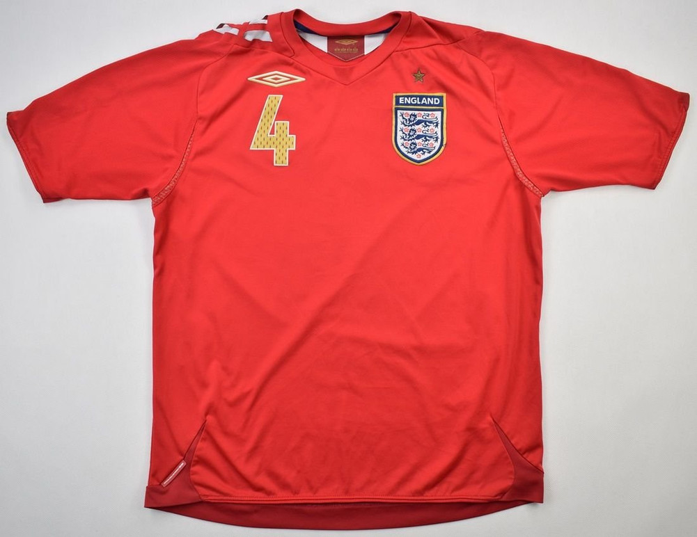 2006-08 ENGLAND *GERRARD* SHIRT L
