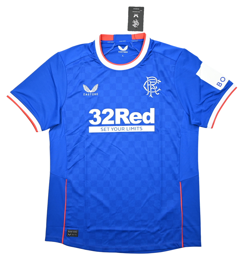 2022-23 GLASGOW RANGERS SHIRT L