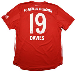 2020-21 BAYERN MUNCHEN *DAVIES* PLAYER ISSUE KOSZULKA L