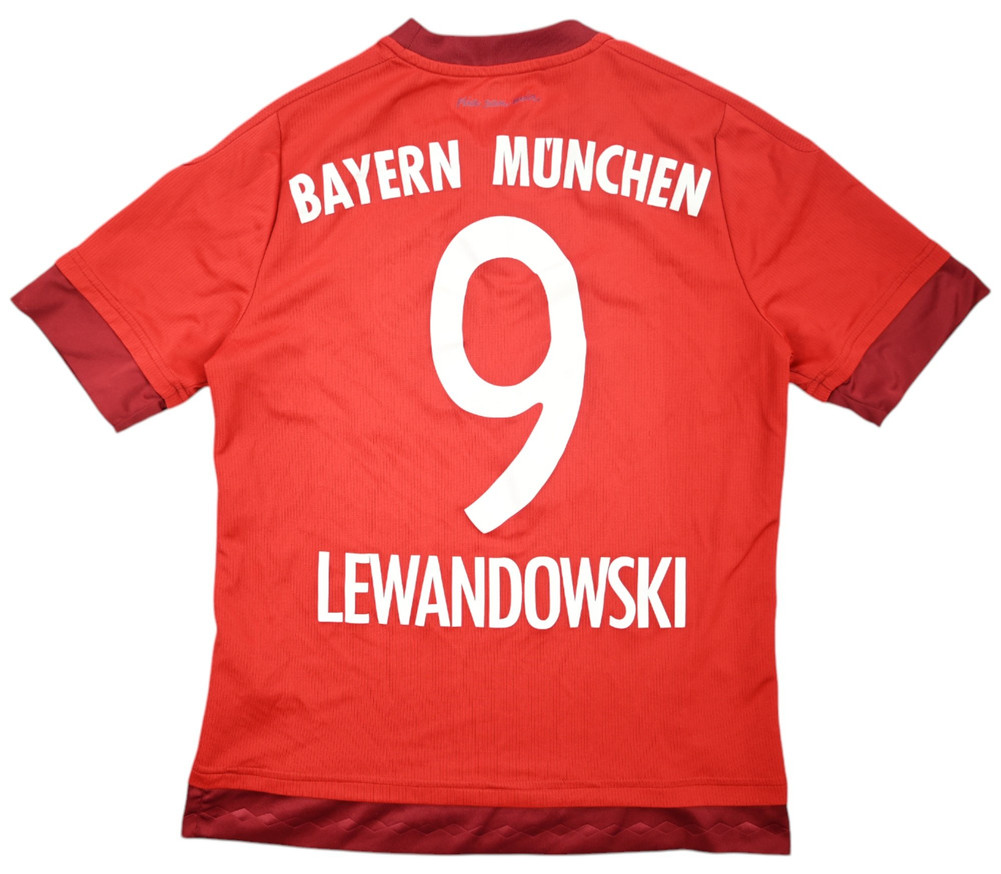 2015-16 BAYERN MUNCHEN *LEWANDOWSKI* KOSZULKA L. BOYS