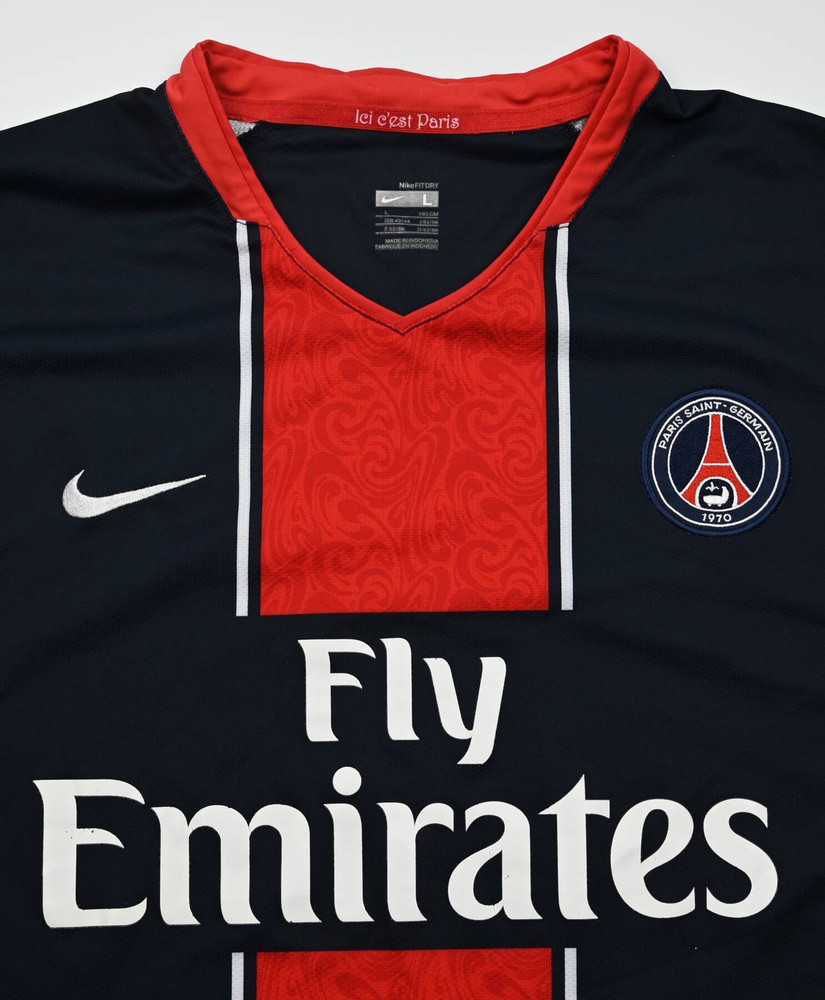2007-08 PARIS SAINT GERMAIN SHIRT L