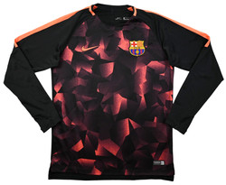2017-18 BARCELONA LONGSLEEVE SHIRT M