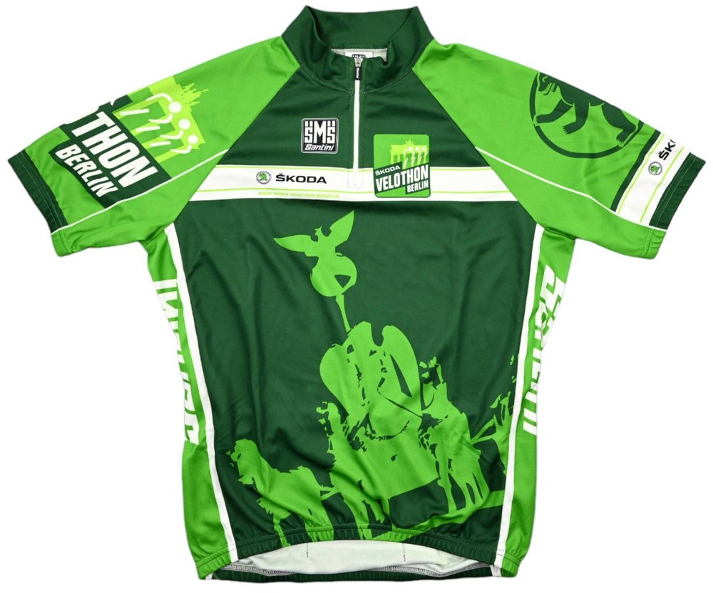 SANTINI SKODA VELOTHON BERLIN CYCLING SHIRT M