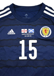 2020-21 SCOTLAND *HOWARD* MATCH ISSUE SHIRT WOMENS M