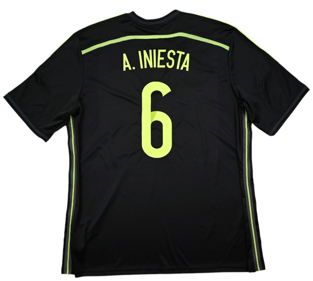 2013-15 SPAIN *A.INIESTA* SHIRT XXL