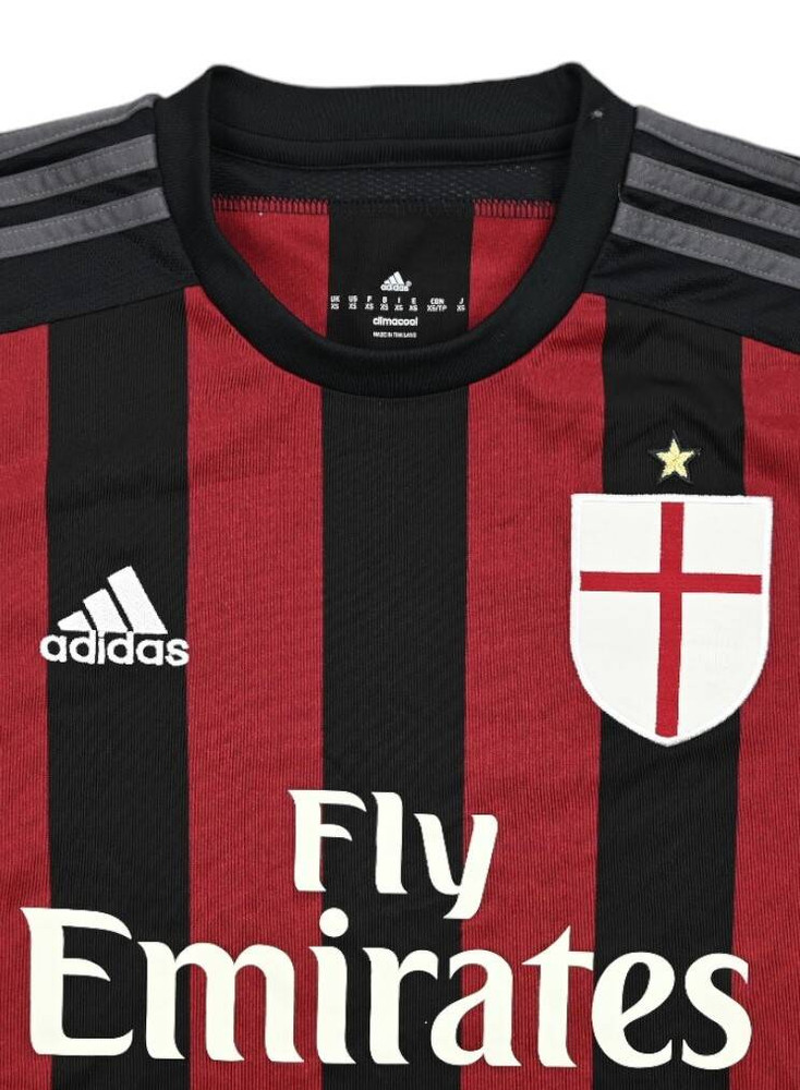 2015-16 AC MILAN SHIRT XS