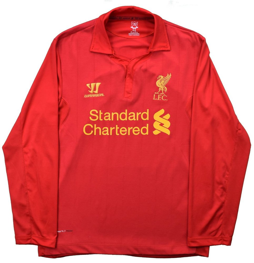 2012-13 LIVERPOOL LONGSLEEVE SHIRT M