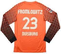 2011-12 DUISBURG *FROMLOWITZ* GOALKEEPER LONGSLEEVE SHIRT S. BOYS