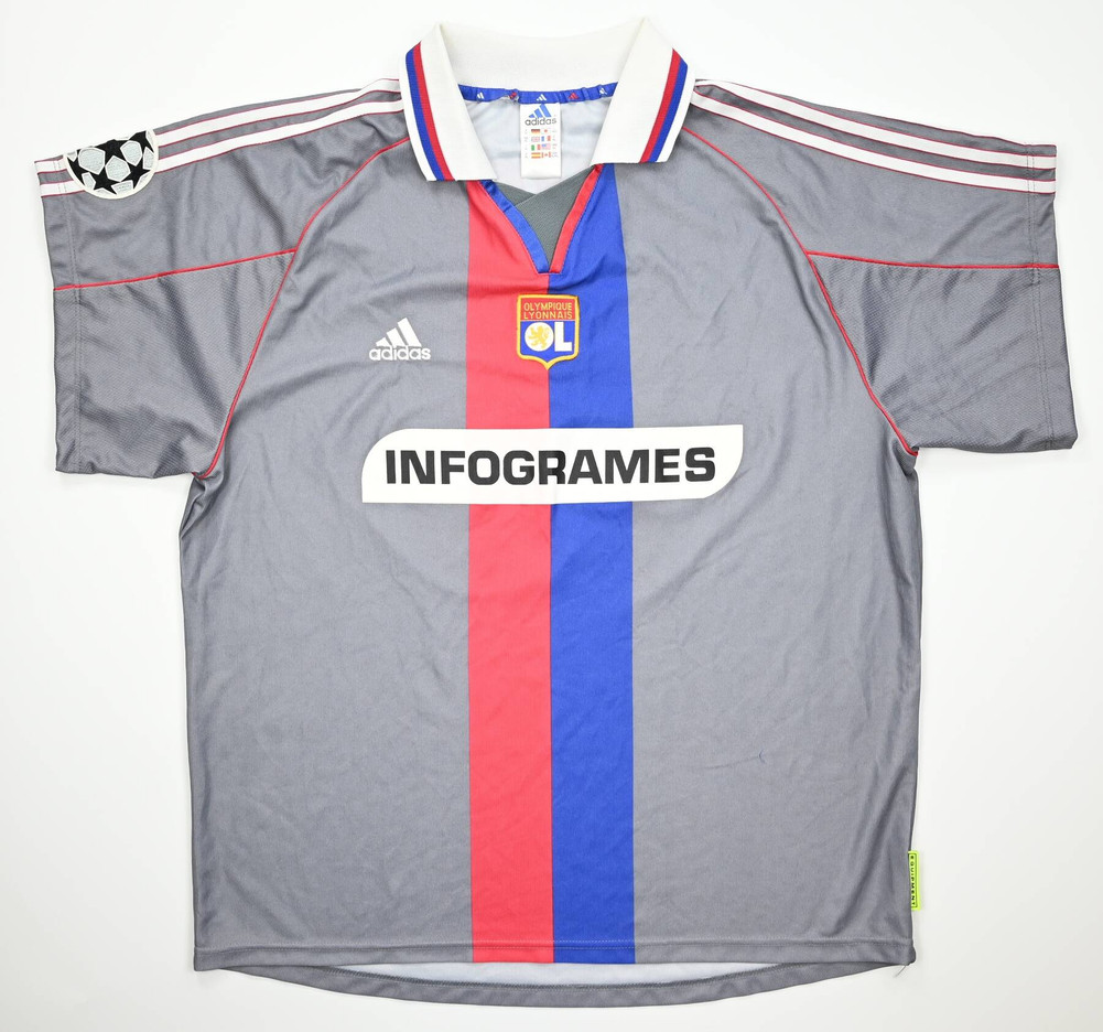 2000-01 OLYMPIQUE LYON *DELMOTTE* KOSZULKA XL