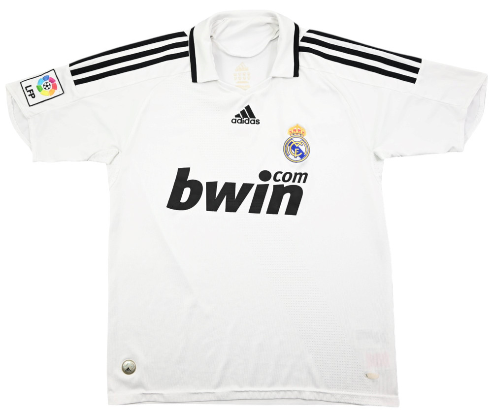 2008-09 REAL MADRID SHIRT XL. BOYS