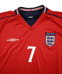 2002-04 ENGLAND *BECKHAM* SHIRT XXL