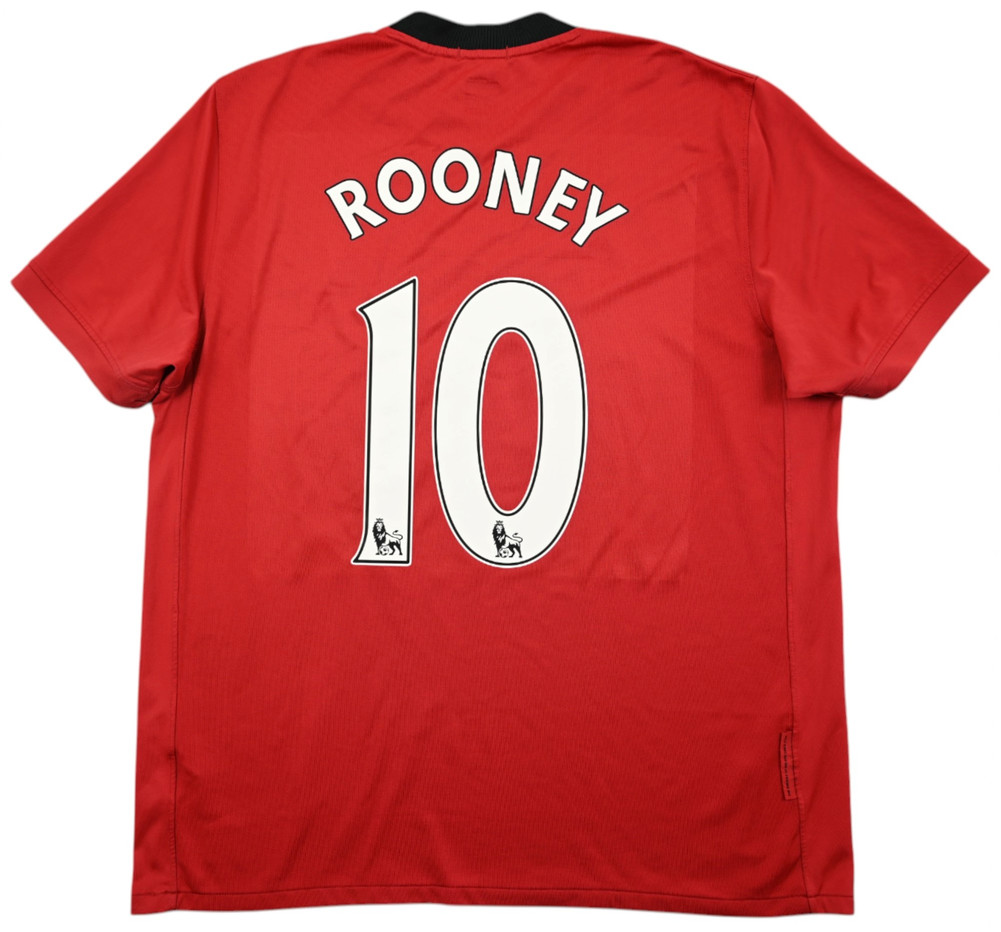 2009-10 MANCHESTER UNITED *ROONEY* SHIRT XL