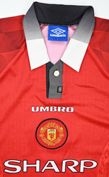 1996-98 MANCHESTER UNITED *CANTONA* SHIRT L