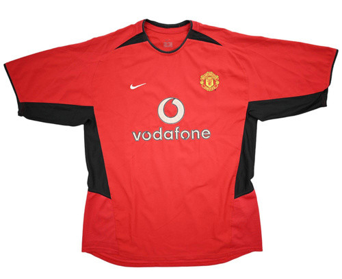 2002-04 MANCHESTER UNITED *VAN NISTELROOY* SHIRT L