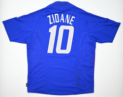2002-04 FRANCE *ZIDANE* SHIRT L