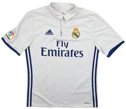 2016-17 REAL MADRID SHIRT XL. BOYS