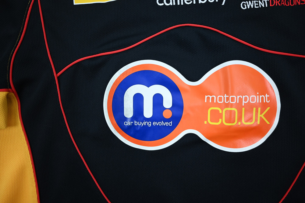 NEWPORT GWENT DRAGONS RUGBY SHIRT XL