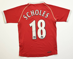 2006-07 MANCHESTER UNITED *SCHOLES* KOSZULKA L. BOYS