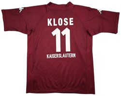 2003-04 KAISERSLAUTERN *KLOSE* SHIRT XL. BOYS German Clubs