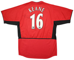 2002-04 MANCHESTER UNITED *KEANE* SHIRT L