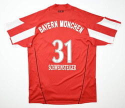 2010-11 BAYERN MUNCHEN *SCHWEINSTEIGER* SHIRT XL. BOYS