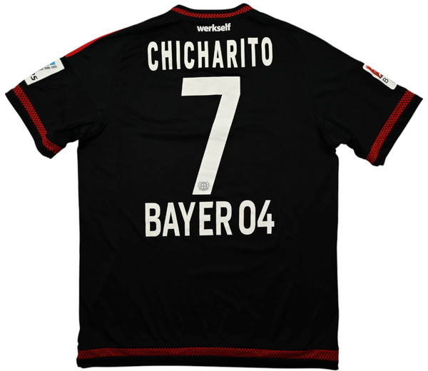 2015-16 BAYER LEVERKUSEN *CHICHARITO* SHIRT L