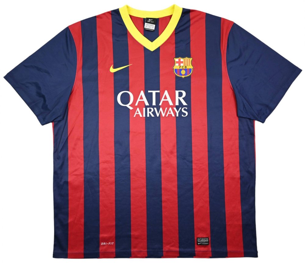 2013-14 FC BARCELONA BASIC SHIRT 2XL