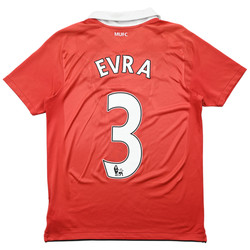 2010-11 MANCHESTER UNITED *EVRA* SHIRT XL. BOYS