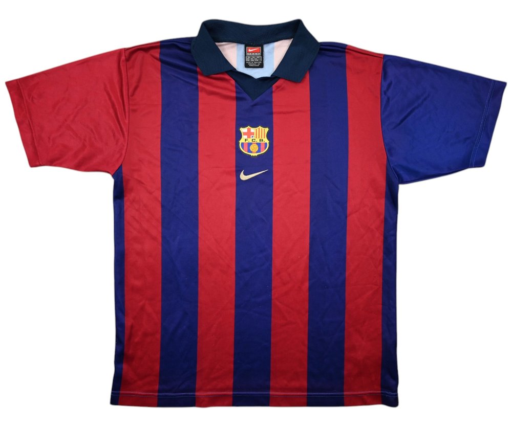 2000-01 FC BARCELONA BASIC SHIRT XL.BOYS