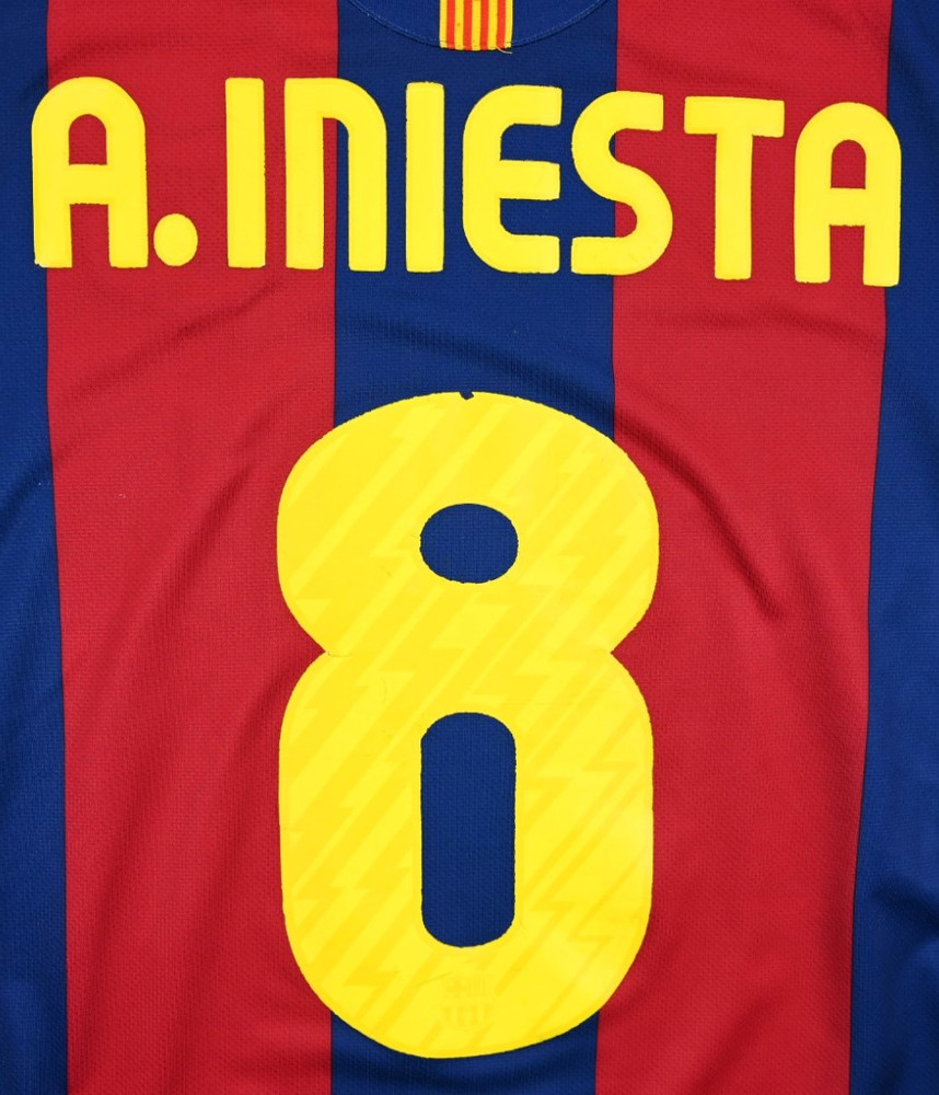 2010-11 BARCELONA *A.INIESTA* KOSZULKA S