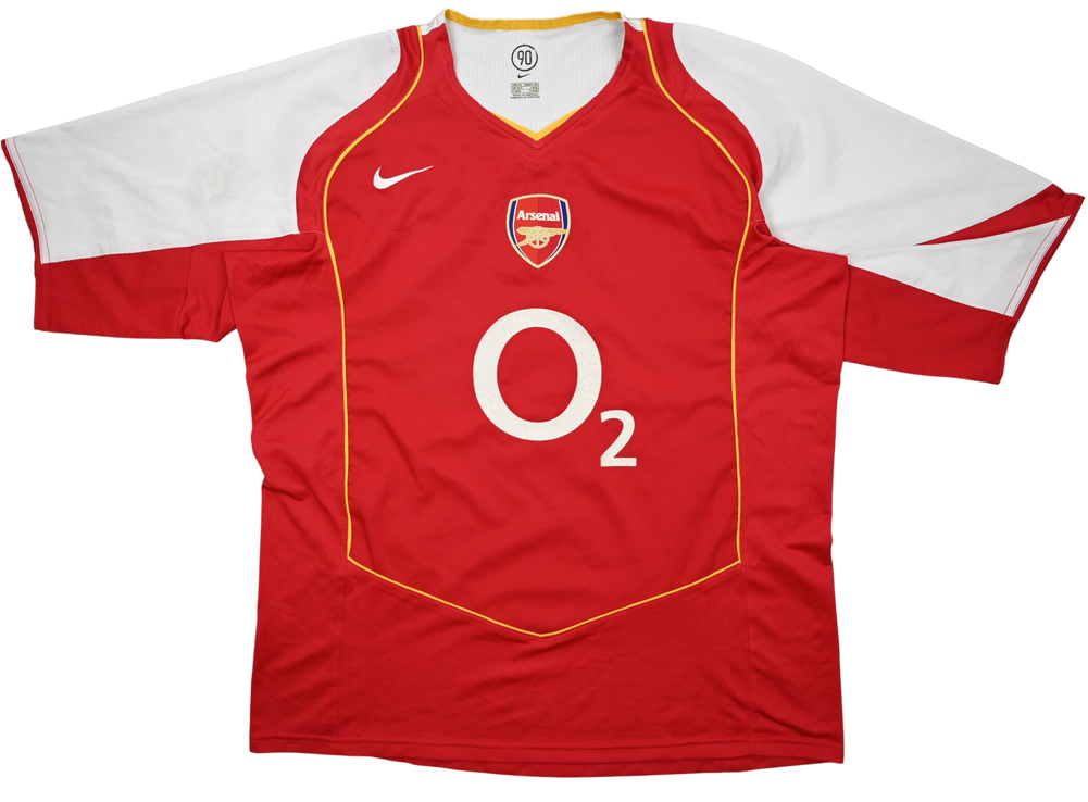 2004-05 ARSENAL LONDON *BERGKAMP* SHIRT XL