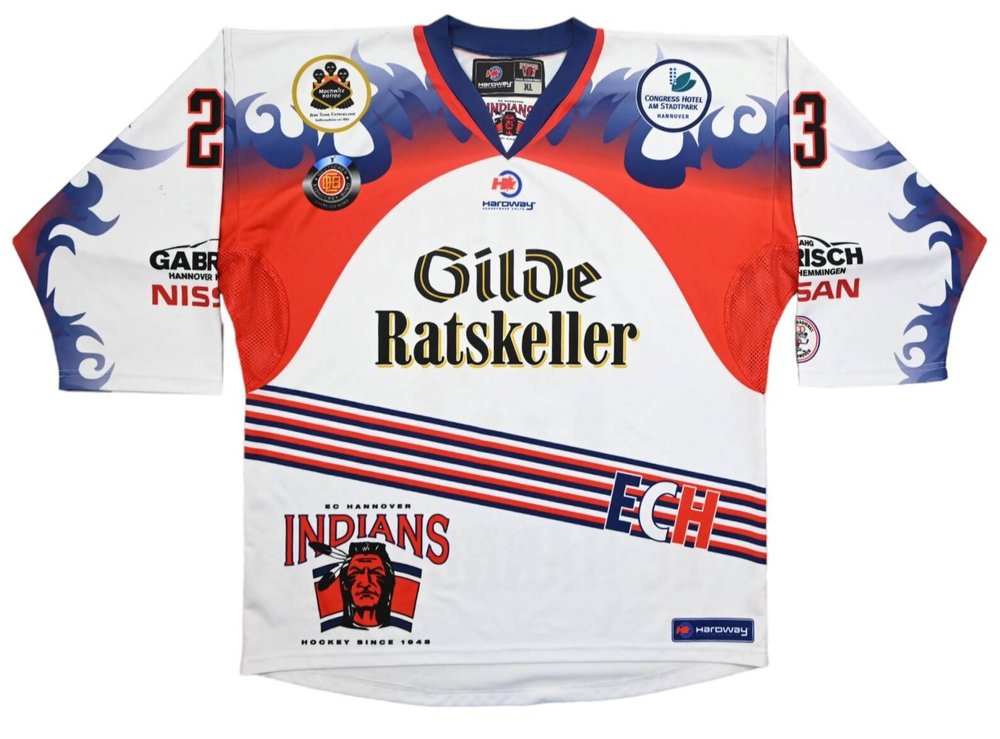 EC HANNOVER INDIANS HOCKEY SHIRT XL