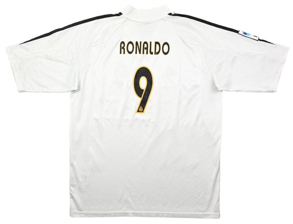 2004-05 REAL MADRID *RONALDO* SHIRT XL. BOYS
