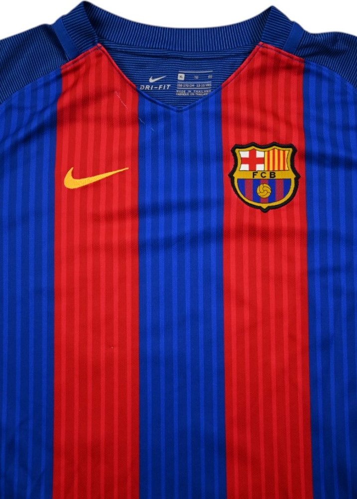 2016-17 BARCELONA *MESSI* SHIRT XL. BOYS 