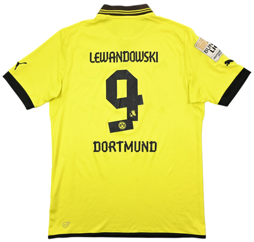 2012-13 BORUSSIA DORTMUND *LEWANDOWSKI* SHIRT XXL. BOYS/S